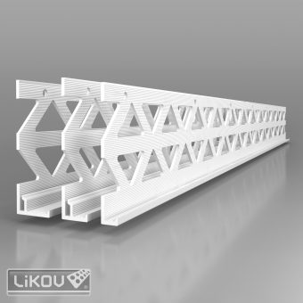 LIKOV P-U PVC 14/47/2500/lišta ukončovací