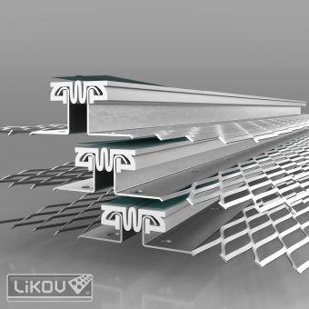 LIKOV PZE-DC 15/3000/pozink/lišta dilatační Catnic 15mm (7008)