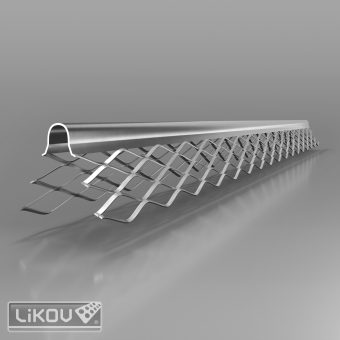 LIKOV PZ-KC 2500/pozink/roh kulatý/lišta rohová Catnic (4001)