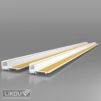 LIKOV PS-VHL 06/2400/lišta okenní začišťovací 6mm s lamelou