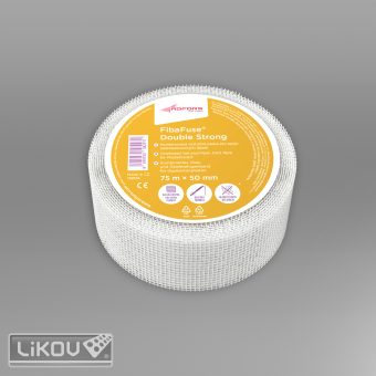 LIKOV FibaFuse Double Strong 50mm/75m skelná neděrovaná bandáž s mřížkou
