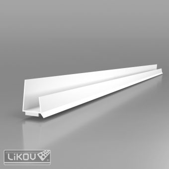 LIKOV G-EFL PVC 125/2500/lišta lemovací s dilatační páskou a krycí lamelou