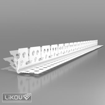 LIKOV G-KLF BOX PVC 24x24/lišta klenbová s prolisem/flexibilní ramena/návin 25m