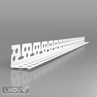 LIKOV G-KLF PVC 23x23/2500/lišta klenbová s prolisem/flexibilní ramena