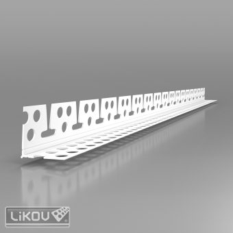 LIKOV G-KLHF PVC 24x24/2500/lišta klenbová s hranou/flexibilní ramena