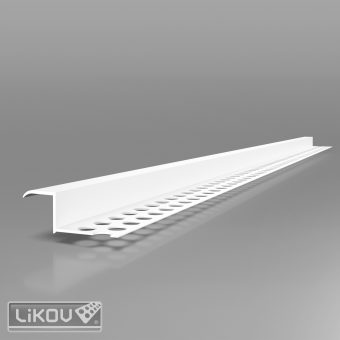 LIKOV G-NSL PVC 125/2500 lišta ukončovací s lamelou