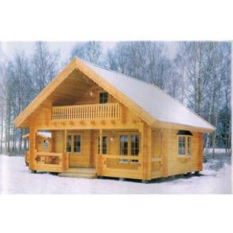 Dřevěná chata BRK 4 - 6 x 6 m