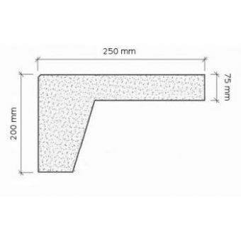 Betonový schodišťový stupeň 110 cm